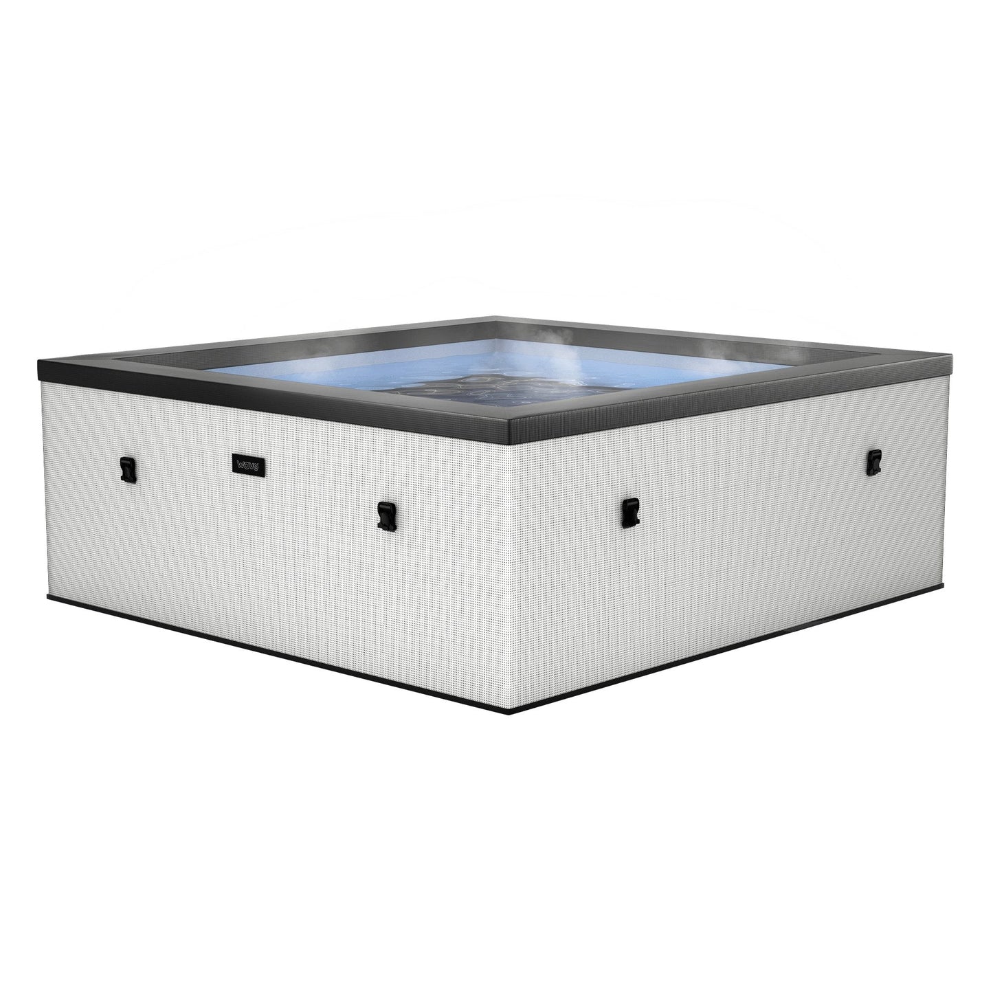 Garda 4 Person Eco Foam Hot Tub by Wave Spas UK in Pebble White.