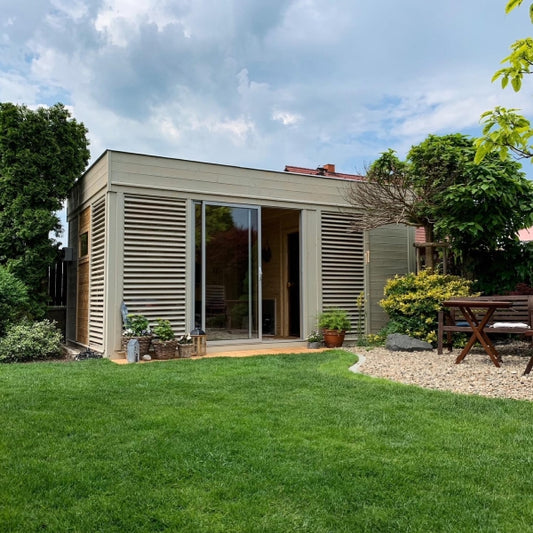 Viking Industrier Sauna Cube 3 X 5 M with Lounge (GSC3X5)