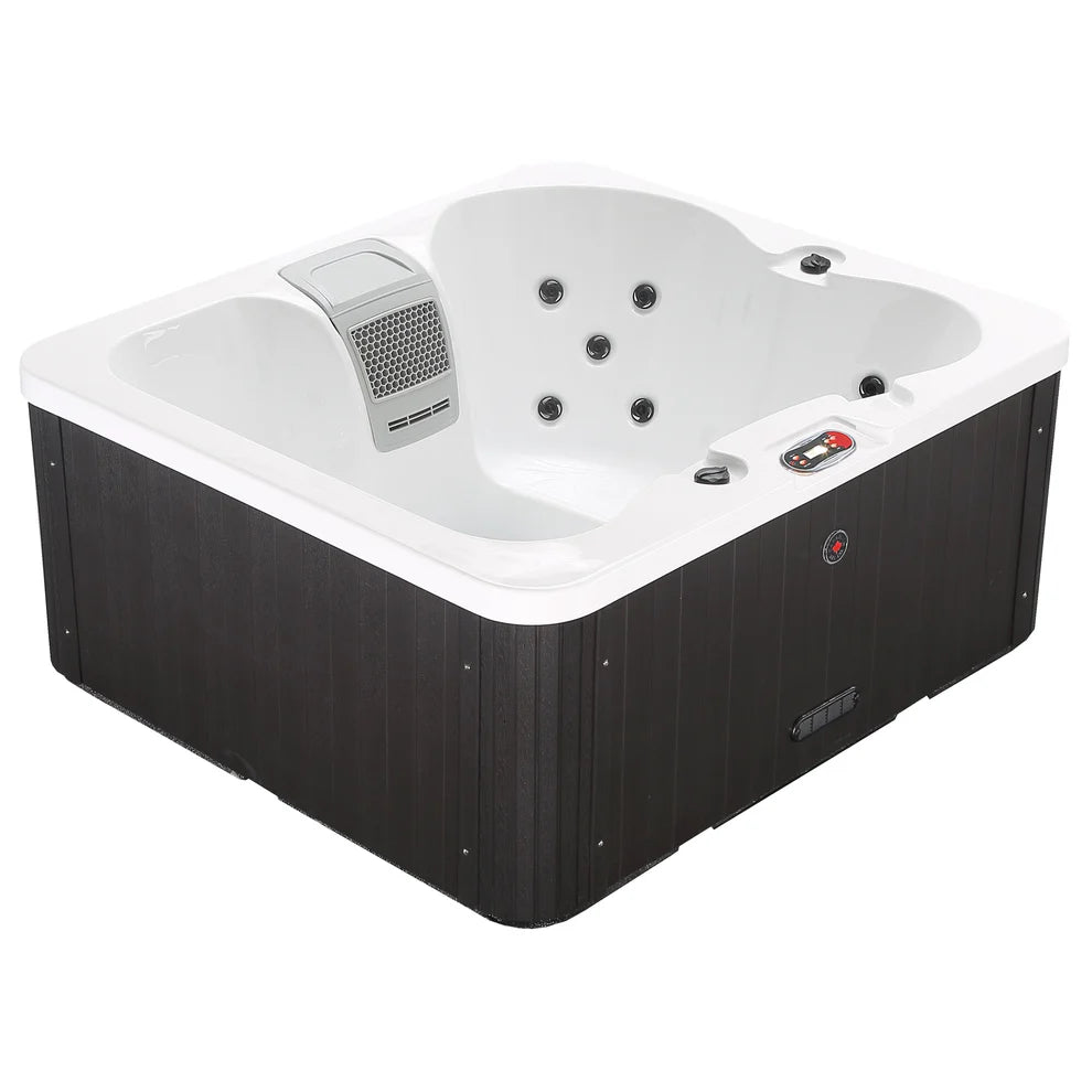 Canadian Spa Company Manitoba Hot Tub unfilled. 